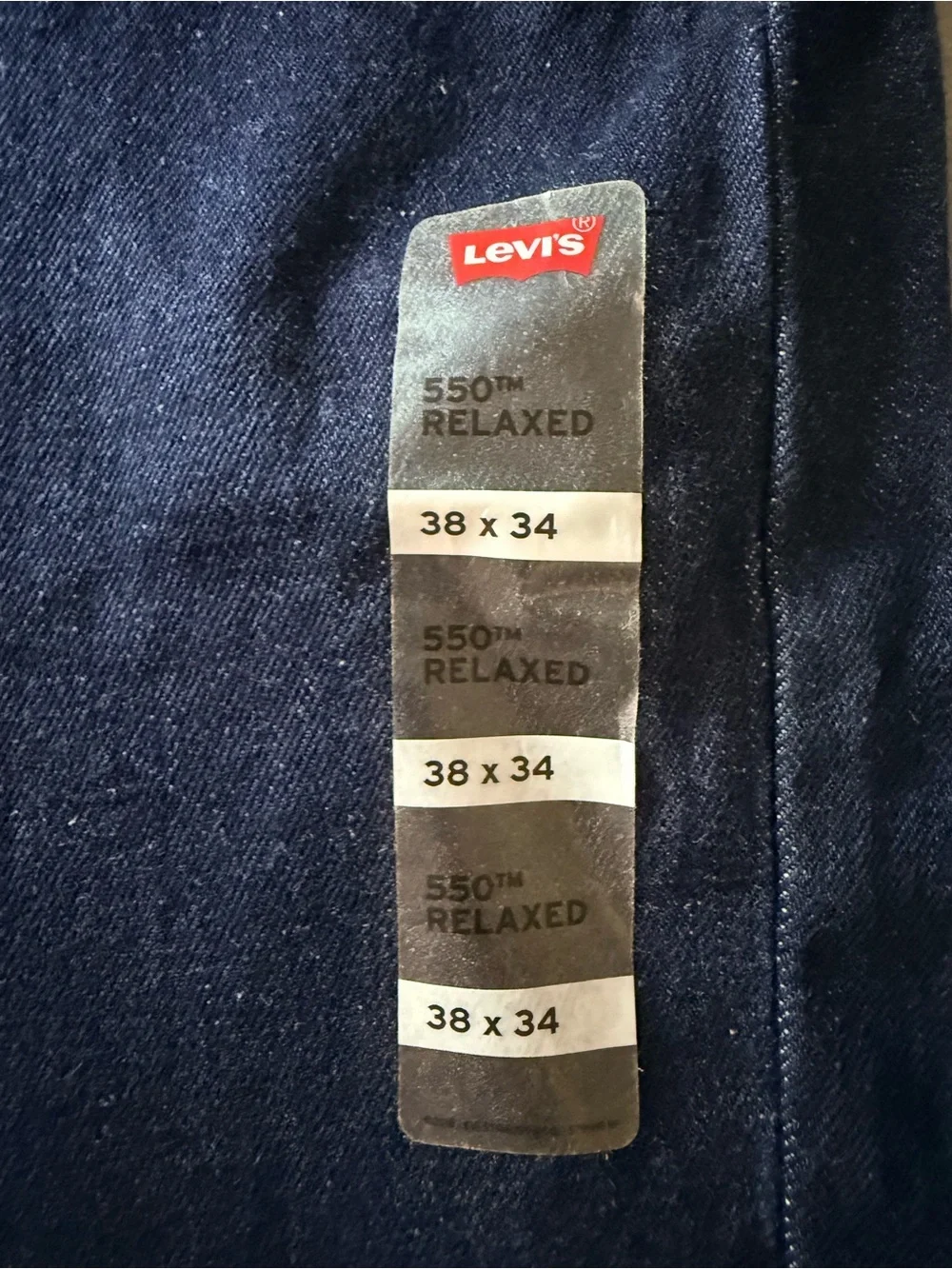 Levi’s - Men's 550 Relaxed Dark Blue Jeans - Classic Straight Fit